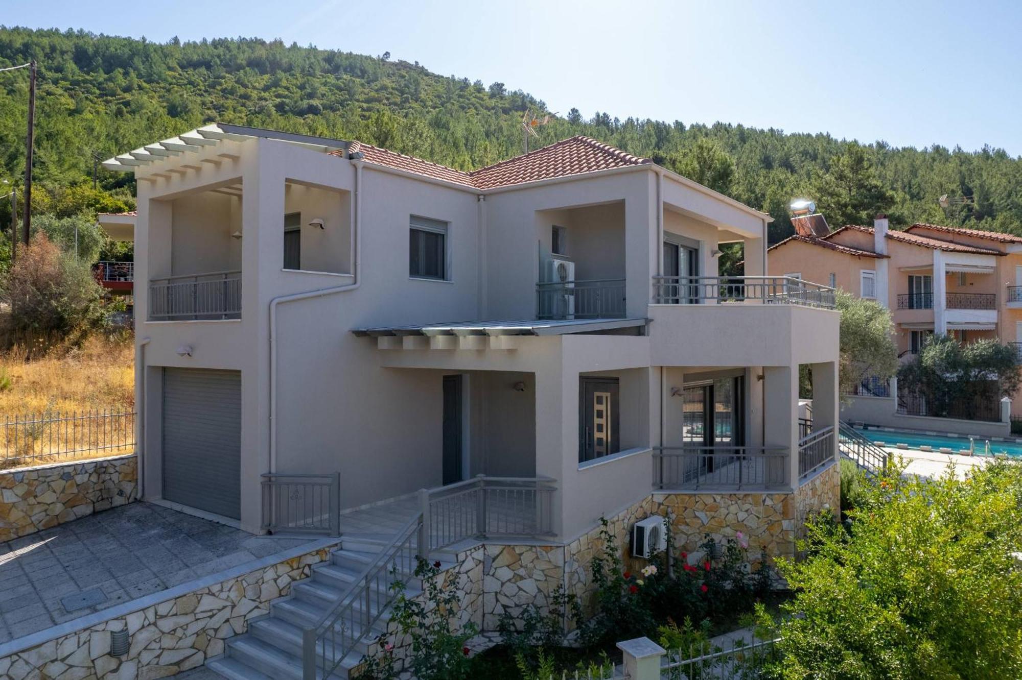 Louloudis Pool Villa Skala Rachoni  Exterior photo